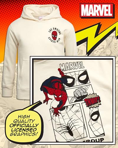 Marvel Boys' Super Hero Sweatshirt - Spider-Man, Thor, Hulk, Iron Man Graphic Pullover Hoodie (8-16) - Image 5