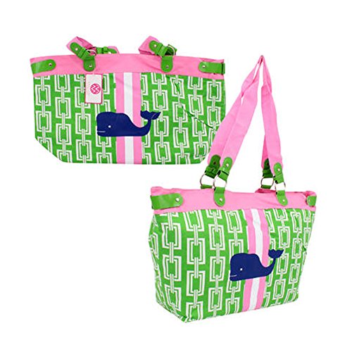 Macbeth Collection Jumbo Blue Whale Tote beach bag