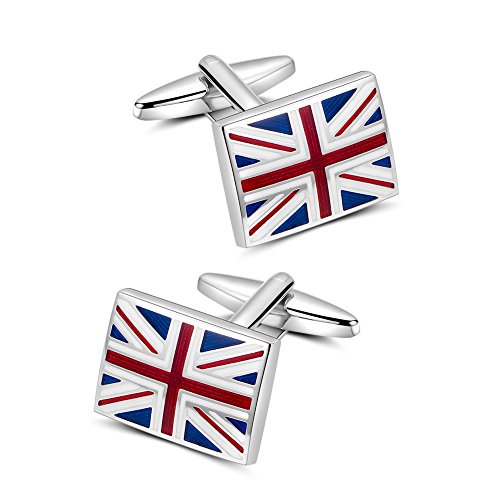 Manschettenknöpfe Herren, Mr.Van Flagge des Vereinigten Königreichs Cufflinks für Hochzeit Festival Geburtstag Geschenk