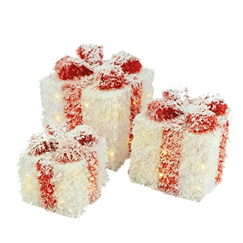 Bambelaa! 3er Led Deko Geschenke Weihnachten Leucht Boxen Weihnachts...