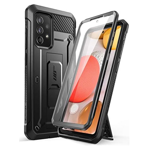 SUPCASE Capa externa para celular Samsung Galaxy A52/A52s 5G capa protetora de 360 graus [Unicorn Beetle Pro] com protetor de tela integrado (preto)