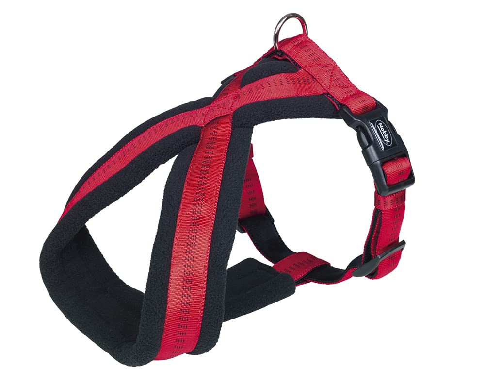 Nobby Soft Grip Comfort Harness, 35-50 cm/25-50 mm, Red
