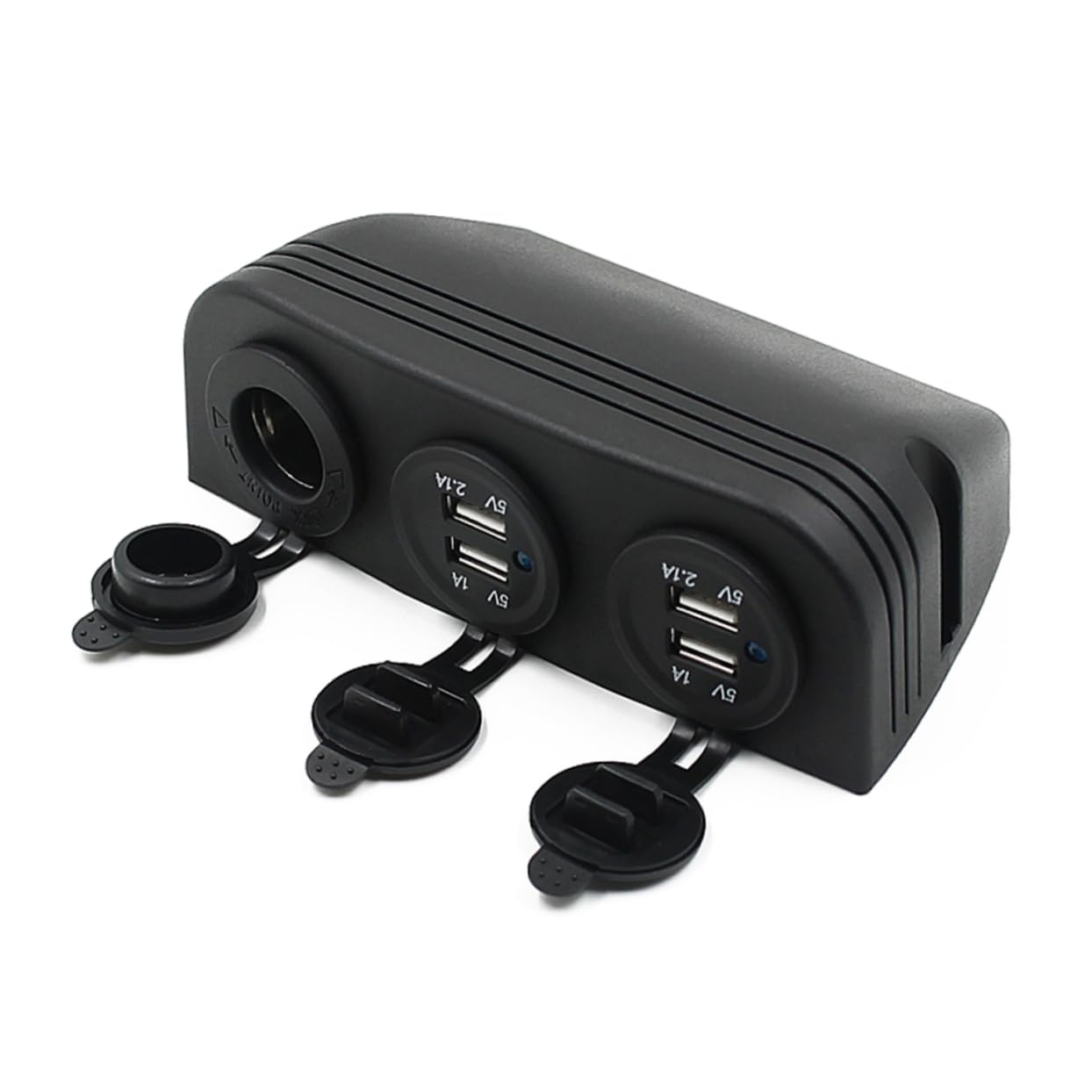 CHILDWEET Adaptador USB Mechero Coche 4 Puertos 12- v Cargador Mechero USB De Coche Material Ignífugo