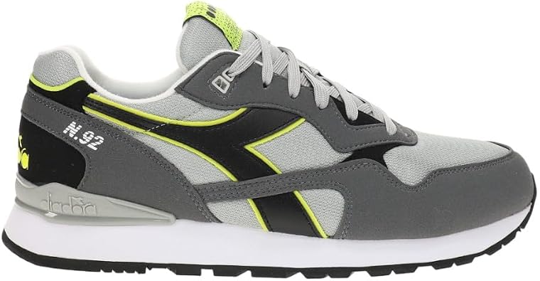 Diadora Mens N.92 Lace Up Dd Comfort Sneakers Shoes Casual - Grey
