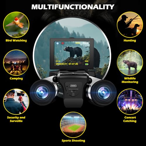 Vazussk FS608-32GB 2.4 Inch Lcd Digital Binoculars With Camera thumb #3