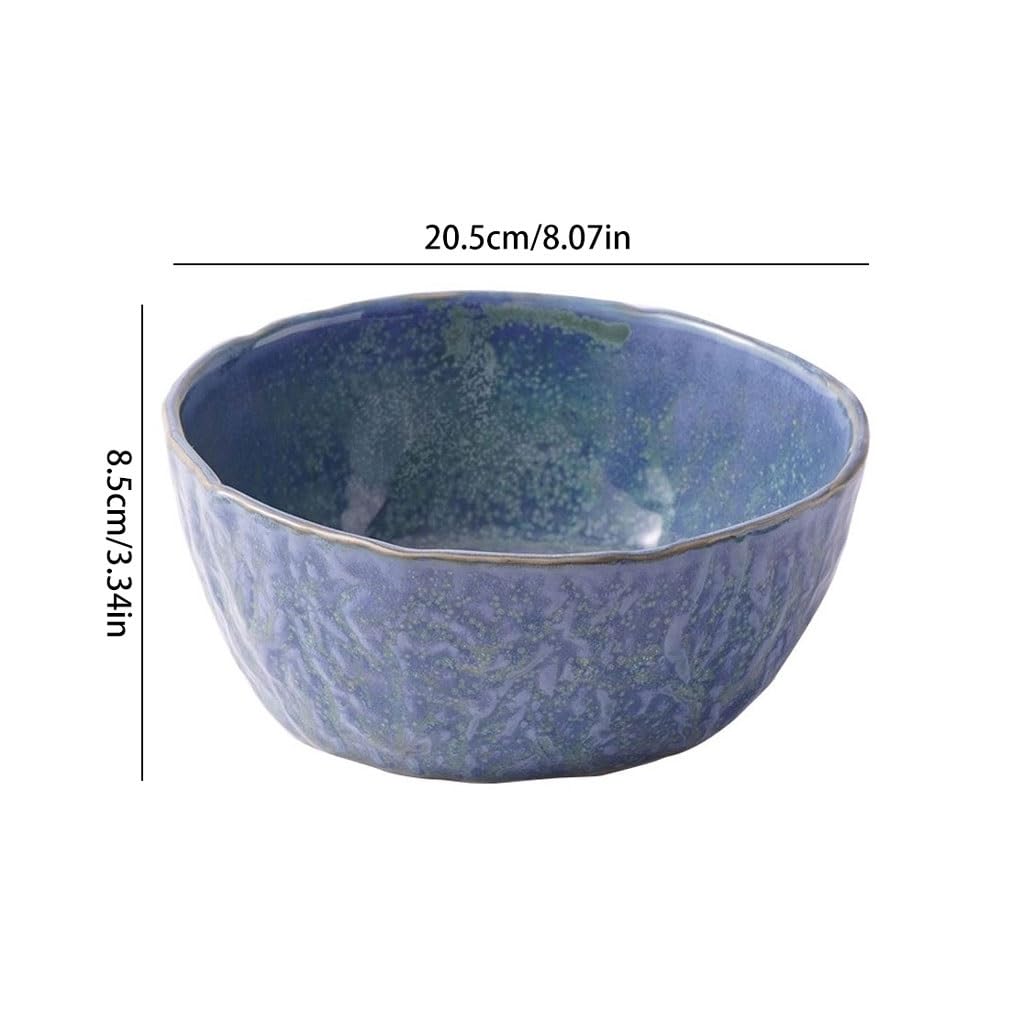 Miska Do Ramenu, Kreatywna, Z Wzorem Kamienia, Duża Miska Do Sałatki, Prosta I Spersonalizowana, Ceramiczna Miska Do Zupy, Miski Śniadaniowe，A