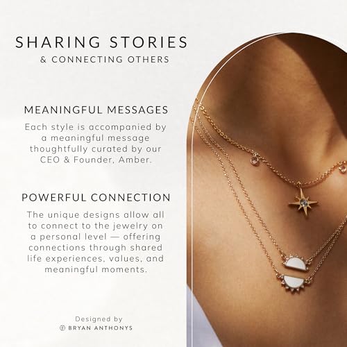 Bryan Anthonys Go With The Waves 14k Gold Necklace for Women, Pendant, Adjustable Length3