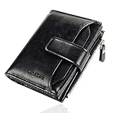 【Große & Praktische Kapazität】Im Vergleich zu traditionales Geldbeutels ermöglicht diese neue Doppelausklappbare Geldtasche eine größere Kapazität, die über weitere 8 Fächer verfügt. Insgesam 18 Kartenfächer (inkl. 2 Fotosfächer, 2 Fächer für Speicherkarten), 2 große Scheinfächer, 1 RV-Hartgeldfach, 1 abnehmbarer Führerscheininhaber. Einfach in dieser Geldtasche lassen Ihre alle Geldschein und Karten sich übersichtlich unterbringen.