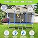 Tranpoline12FT Tranpoline with Safety Enclosure Net,Tranpolines with Basketball Hoop,Outdoor Tranpoline and Tranpolines for Kids and Adults for Backyard Park-ASTM Approved