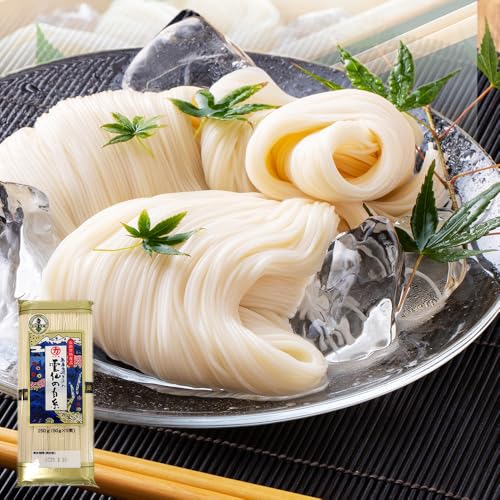 そうめん 島原手延素麺 雲仙の白糸 素麺 4袋 1kg (50g×20束) お得用 大容量 保存食 [メール便] (1kg)のサムネイル