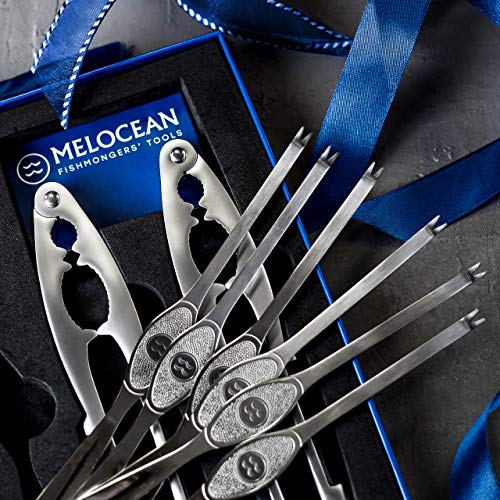 Melocean Professional 8-piece Crab Crackers and Tools Set in Gift Box - image 7