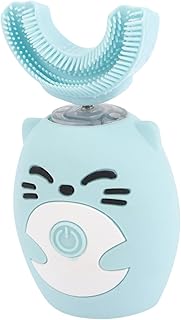 KOMBIUDA Escova De Dentes Elétrica Infantil Escova De Dentes De Clareamento Escova De Dentes Elétrica Para Crianças Escova De Dentes Para Bebê Em Forma De U Escova De Dentes Elétrica