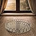 American Atelier Looped Round Mirror Tray Decorative Beautiful Mirror Valet Catchall for Jewelry, Perfume, Toiletries or Makeup Ideal for Dresser, Vanity, Table, Bathroom & More