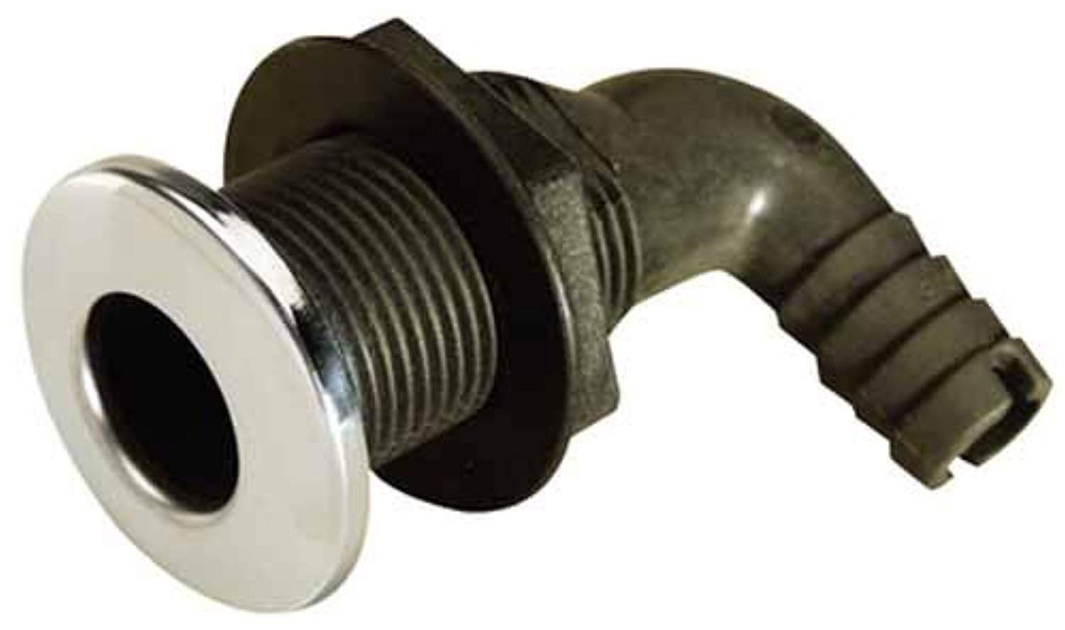 SEACHOICE Thru Hull w/Stainless Steel Cover-1