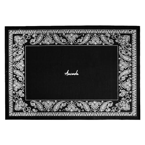 Aucuda Paisley Drum Rug 4x6 ft