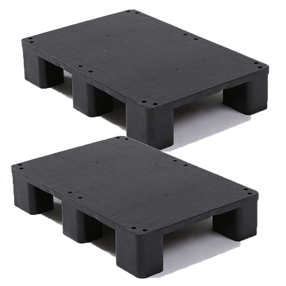 Bastidores modulares de plástico para palés de alta resistencia, capacidad de carga de 500 kg, ideal para almacenes y garajes, fácil de maniobrar con carretillas elevadoras y camiones de mano