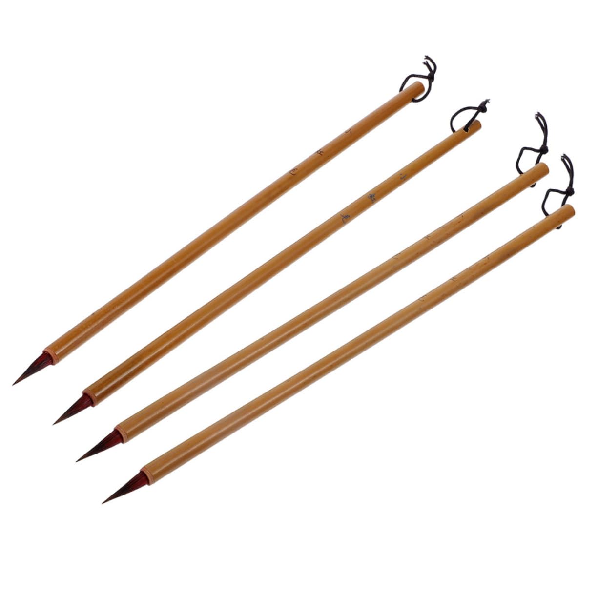 Uonlytech 5 Set Pennello Da Scrittura Minuscolo Inchiostro Pennelli Per Calligrafia Pennelli Per Pittura Cinese Pennelli Cinesi Penne Calligrafiche Penne Per Lettere Palo Di Bambù 4 Pezzi*5