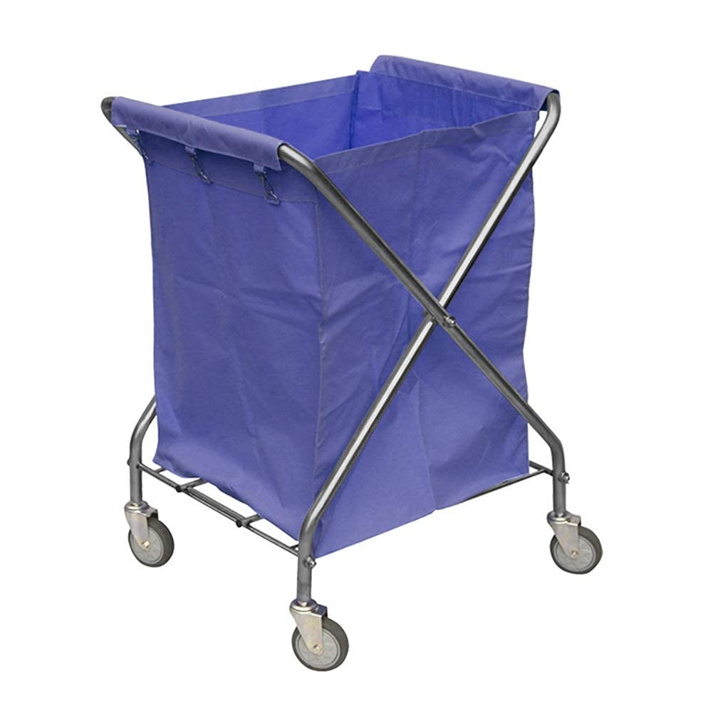 Carts,Storage Car Service Car Utility Vehicle Multifunction Portable Trolley Home Folding Commercial Rolling Laundry Sorter Cart with Wheel,