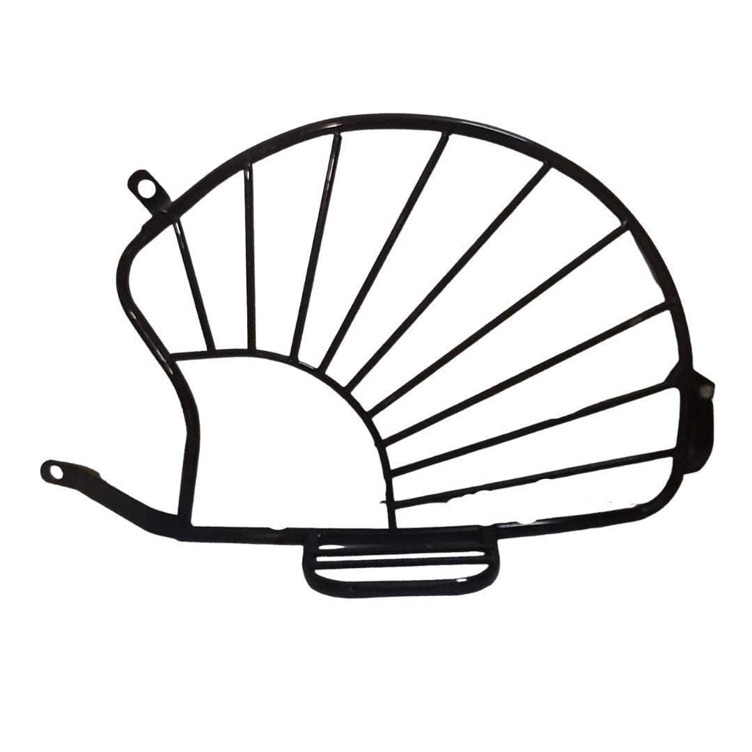 Yash Enterprises Bike Side Saree Guard Black for - All Enfield Classic 350/500cc Bike