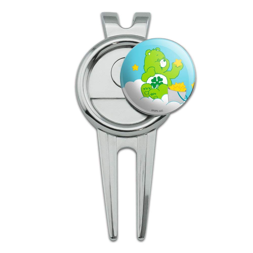 GRAPHICS & MORE Care Bears Good Luck Bear Golf Divot Repair Tool and Ball Marker