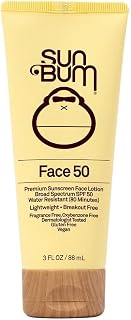 Sun Bum Original SPF 50 Sunscreen Face Lotion | Vegan and Hawaii 104 Reef Act Compliant (Octinoxate & Oxybenzone Free) Broad Spectrum Fragrance-Free Moisturizing UVA/UVB Sunscreen with Vitamin E|3oz