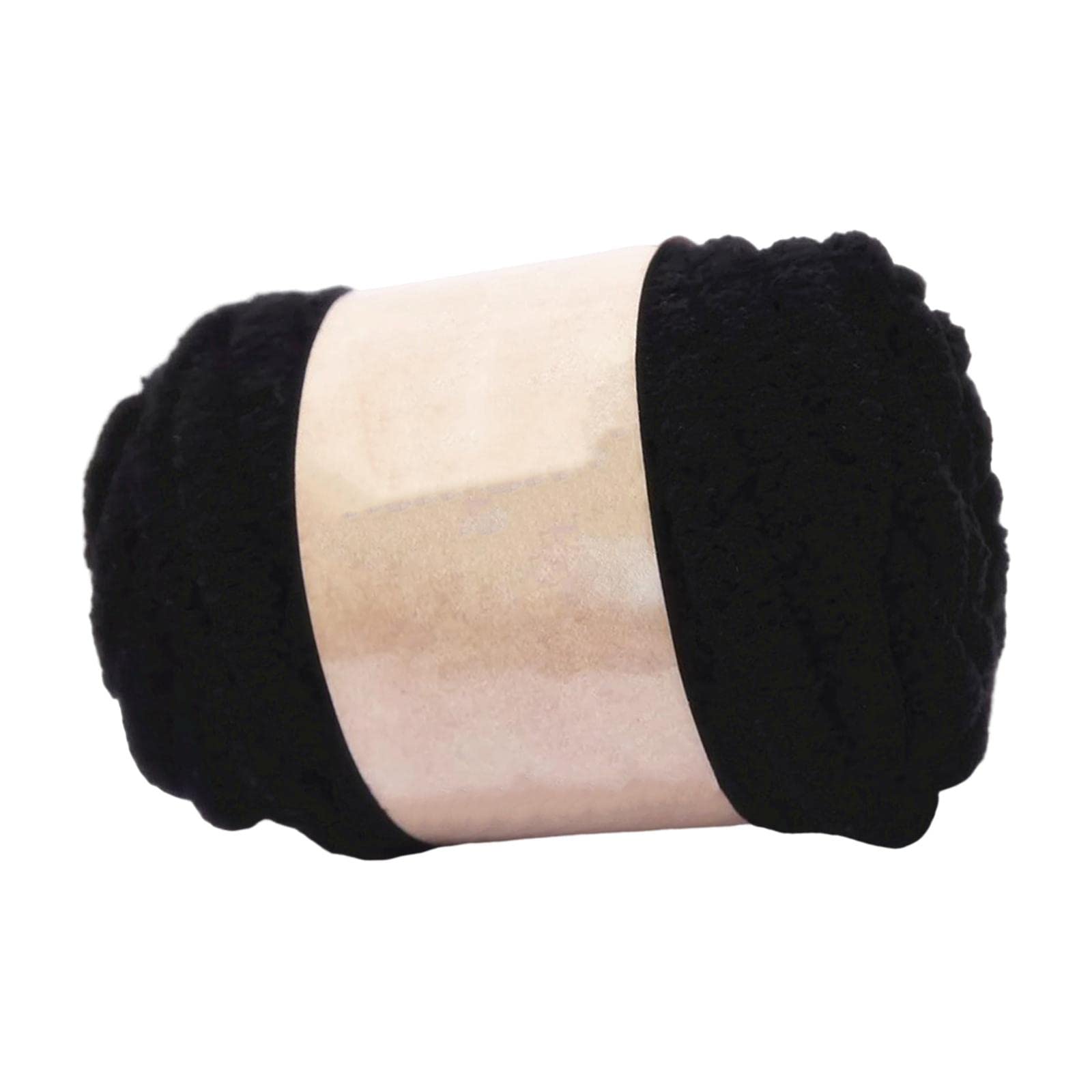 MagiDeal Thick Chunky Yarn Arm Knit Yarns Filling Handcrocheted Jumbo Yarn Bulky Yarns for Craft Knitted Blanket Pet Bed Sweaters Black