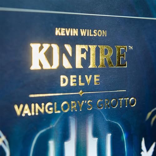 Image of Incredible Dream Kinfire Delve: Vainglory's Grotto - Solo or 2-Player Tactical Card and Dice Game - Puzzle-Focused Fantasy Adventure - 60+ Minute Gameplay - Compact, Replayable, Ages 14+