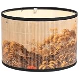 Matériaux naturels et robustes : Confectionné en bambou sûr et métal, ce chandelier lampshade allie solidité et esthétique pour usage durable, tout en apportant une touche naturelle et élégante à votre décoration intérieure
