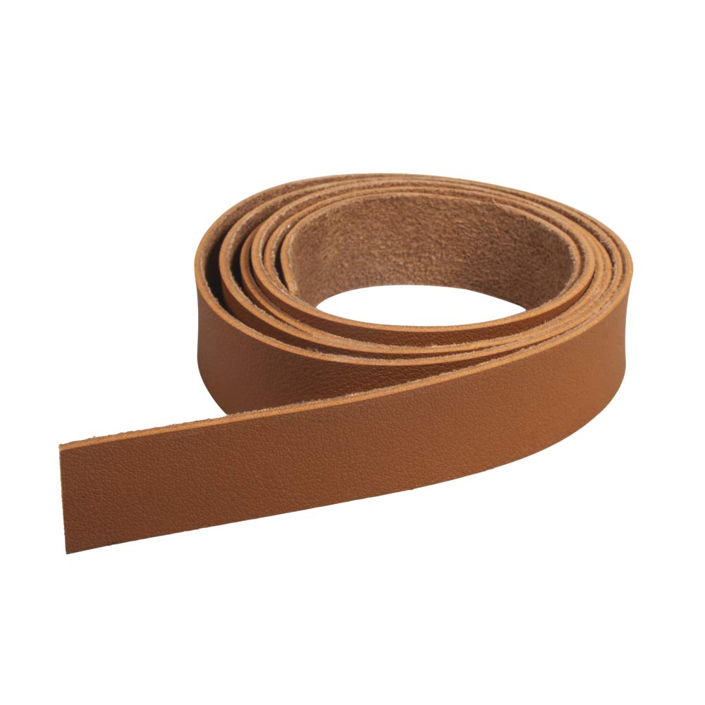Rayher 83035538 Nastro similpelle piatto, 138x2cm, bus.blis. 1pz, capriolo