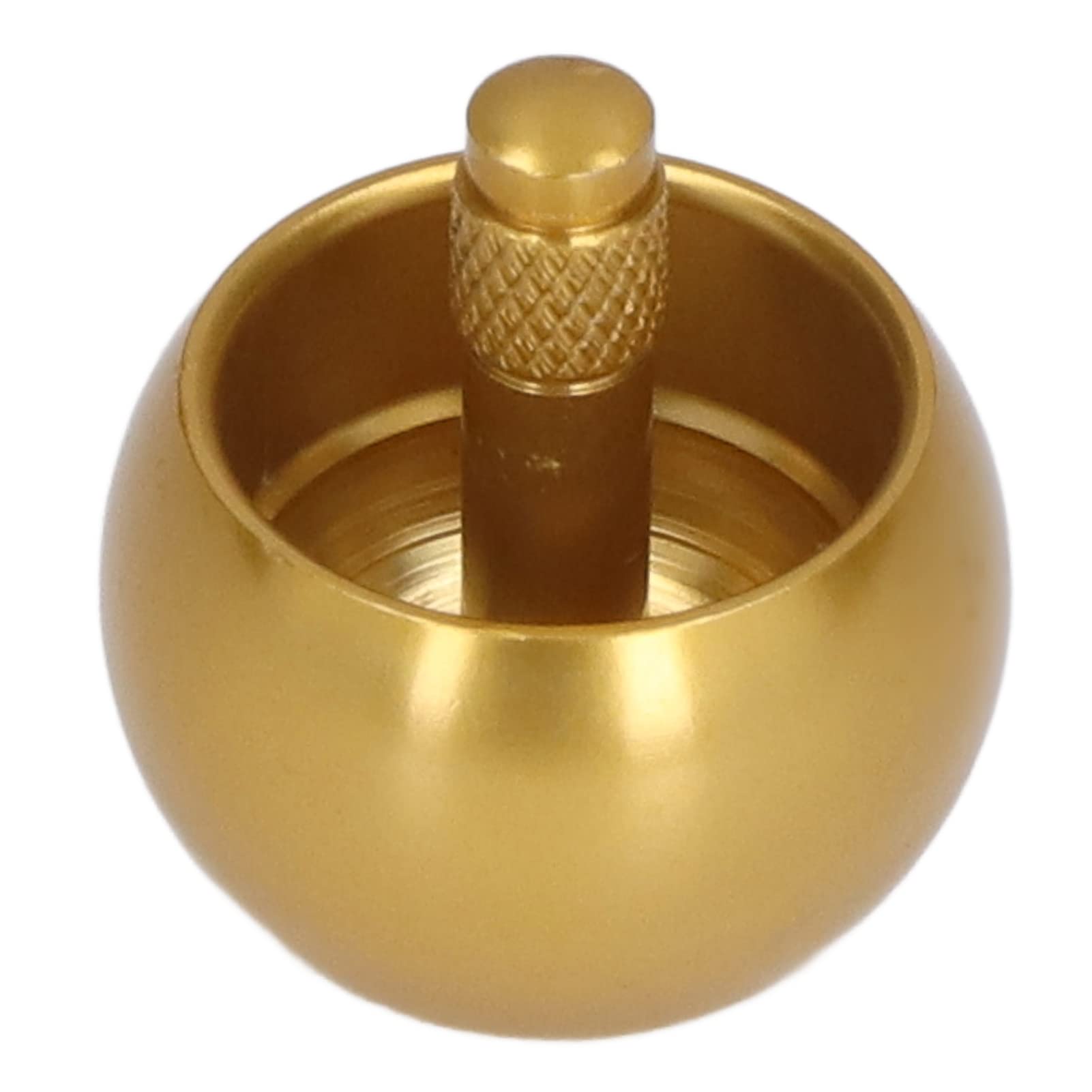 Metal Gyro, Stainless Steel Good Rotation Effect Top Spinner Automatic Flip for Decompression Tool for Toy for Gift(Gold)