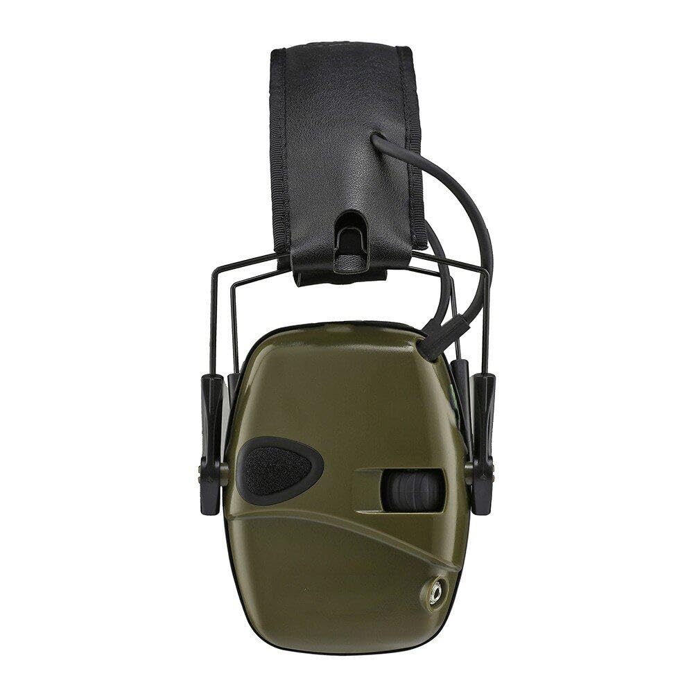 Auriculares con cancelación de Ruido Orejeras montadas en la Cabeza Protectores auditivos Plegables para fabricación de Disparos en la construcción