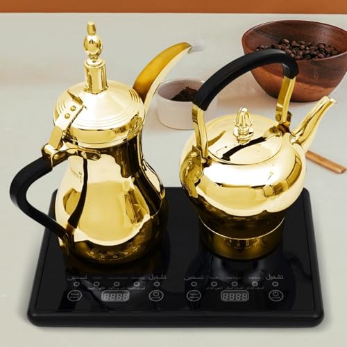 Set de 2 teteras eléctricas árabes para agua caliente miniatura 2