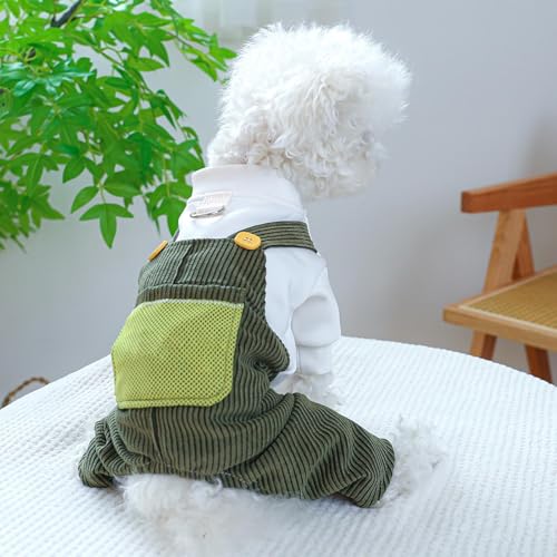 Winter-Hundeoverall: Stilvolle Jumpsuits für kleine und mittelgroße Hunde, bequemer Hundebody und perfekt für warme Kleidung bei kaltem Wetter