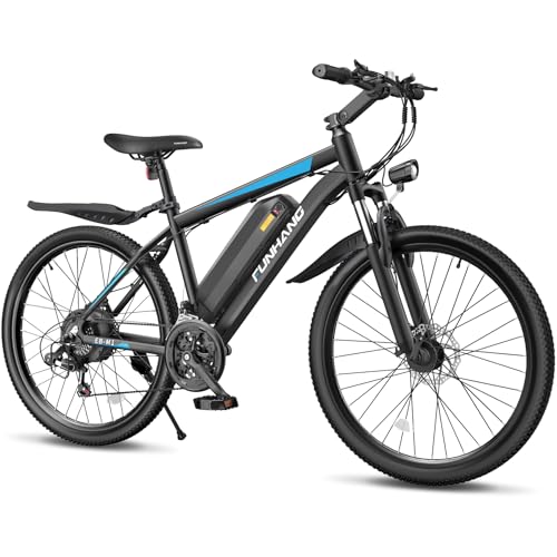 Funhang Electric Bike for Adults, 1000W Peak Ebike, 50Miles 21.7MPH