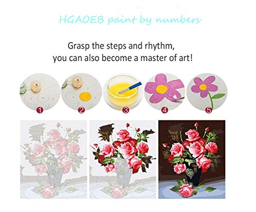 HGAOEB DIY Dipingere con i Numeri Kit, Tela