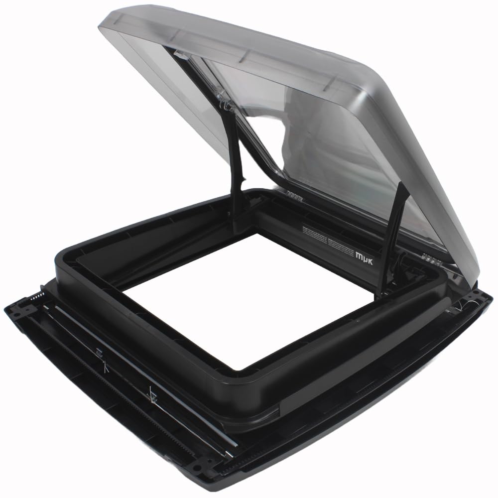 MPK VisionStar M - Claraboya de cristal transparente tintado, 40 x 40 cm, Edición Negra