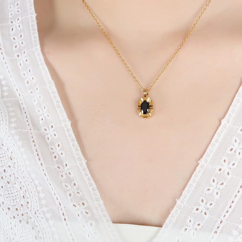 Collier de mode au fini luxueux clair avec chaîne ajustable robuste - 3