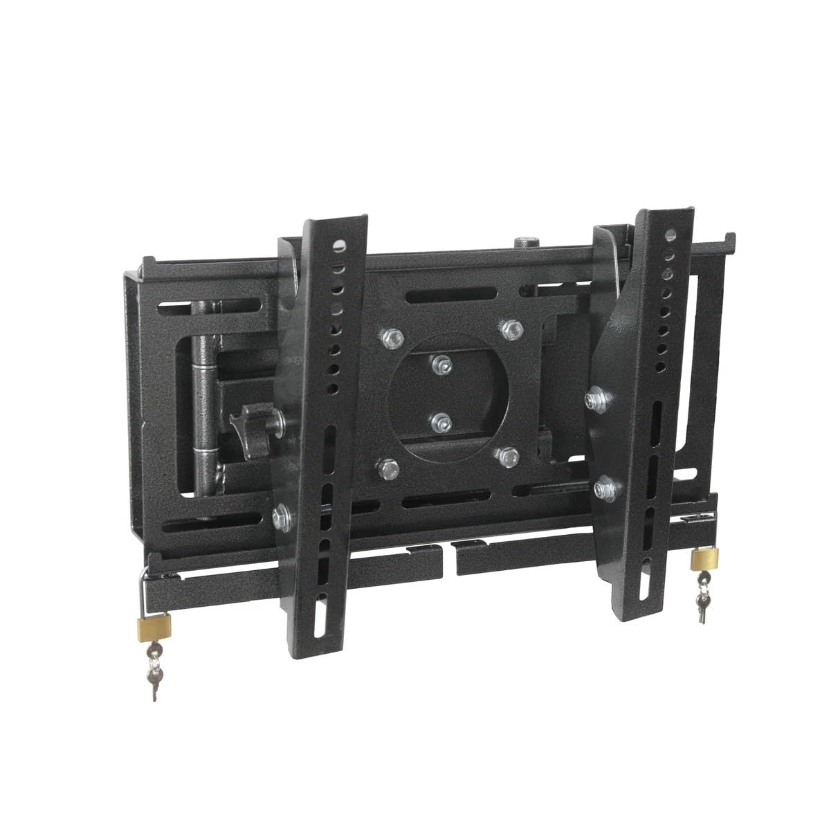 AXIL AC0564E Supporto da Parete TV Orientabile Antifurto per Schermi LED Fino a 42 Pollici VESA 400x300 Portata 75kg Kit Completo per Fissaggio Sicuro