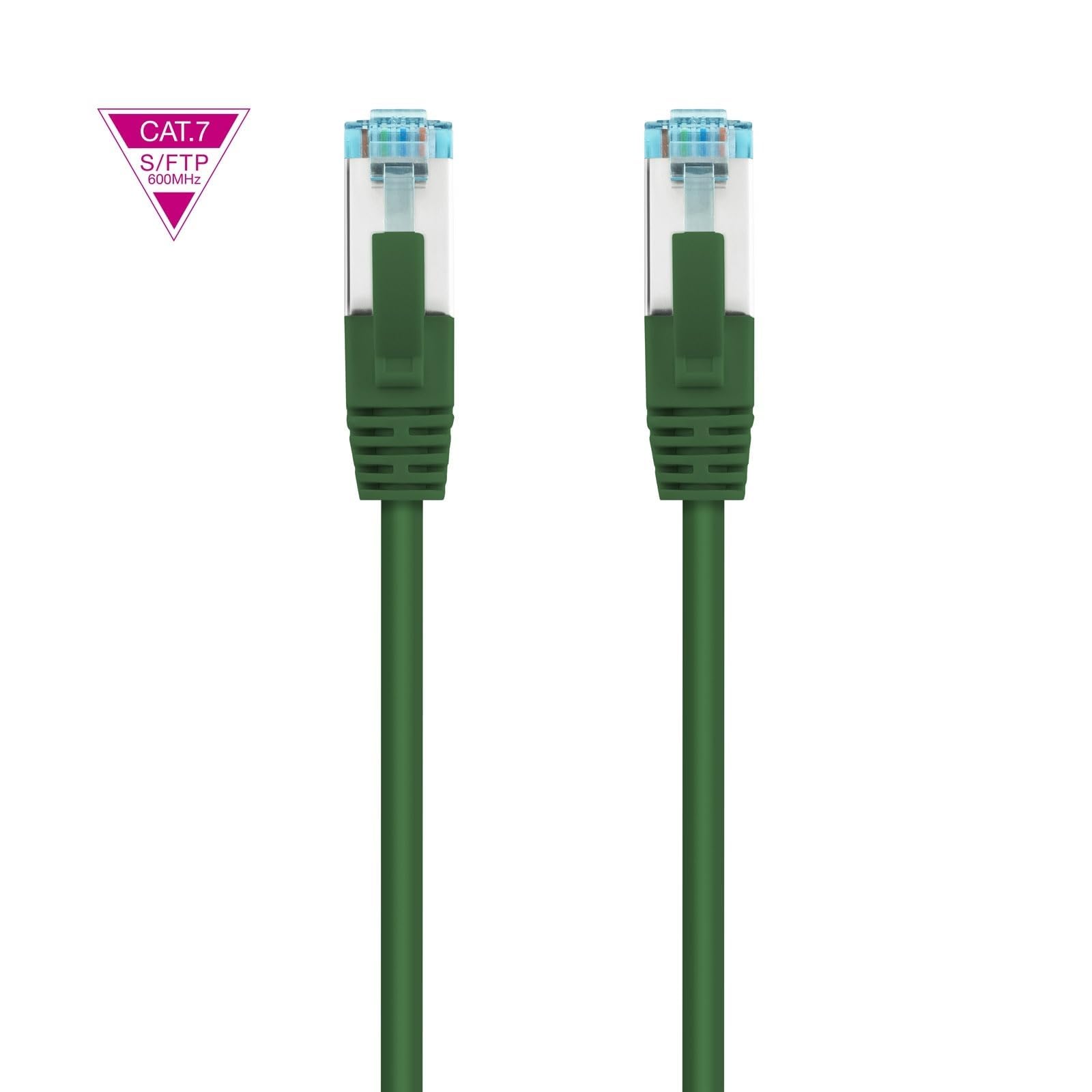 Category 7 LSZH SFTP PIMF Network Cable AWG26 Gauge Green Length 2m Ideal for installations requiring high speed and interference protection - Image 3