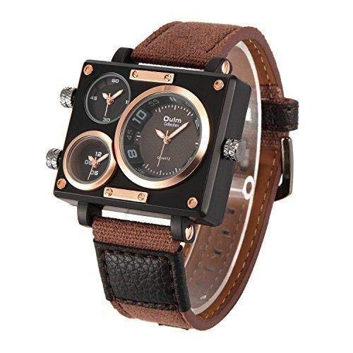 OulmSport Watch For Men Analog Leather - ou-032