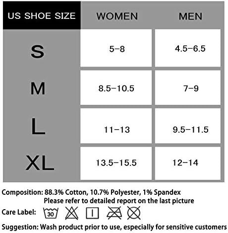 CS CELERSPORT Ankle Athletic Running Socks Low Cut Sport Tab Sock for Men and Women (6 Pairs), Medium, White