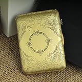 Portable: Dieses tragbare Zigarettenkoffer ist klein in der Größe (9,6 * 7,9 * 1,8 cm), Licht in Gewicht, leicht zu tragen und nimmt keinen Platz auf.