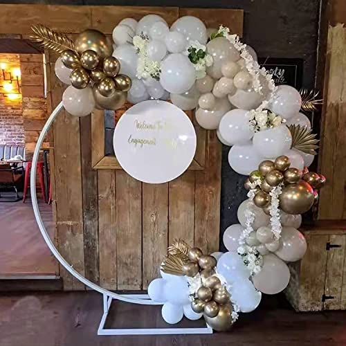 Image of White Sand Balloons Beige Latex Balloon 5 10 12 18inch Different Sizes 103pcs Cream Nude Neutral Balloons Kit for Kids Birthday Party Decoration Baby Shower Wedding Annversary
