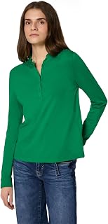 Street One Studio Damen 3227856 Langarmshirt mit Rüschen (1er Pack)