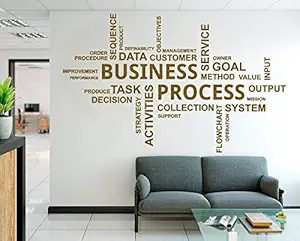 Gadgets Wrap Business Process Quotes Office Wall Decor Decals Art Office Decoration Wall Sticker