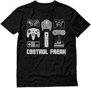 TeeStars - Video Game Control Freak Geek Humor Funny Gamer T-Shirt