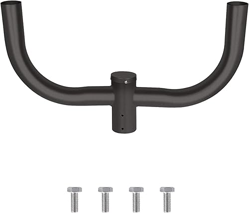 Miniatura 7 de Soporte de triple bocina de toro con 3 brazos a 120 grados, espiga de bocina de toro para 3 lámparas con adaptador deslizante de 2 38 pulgadas,