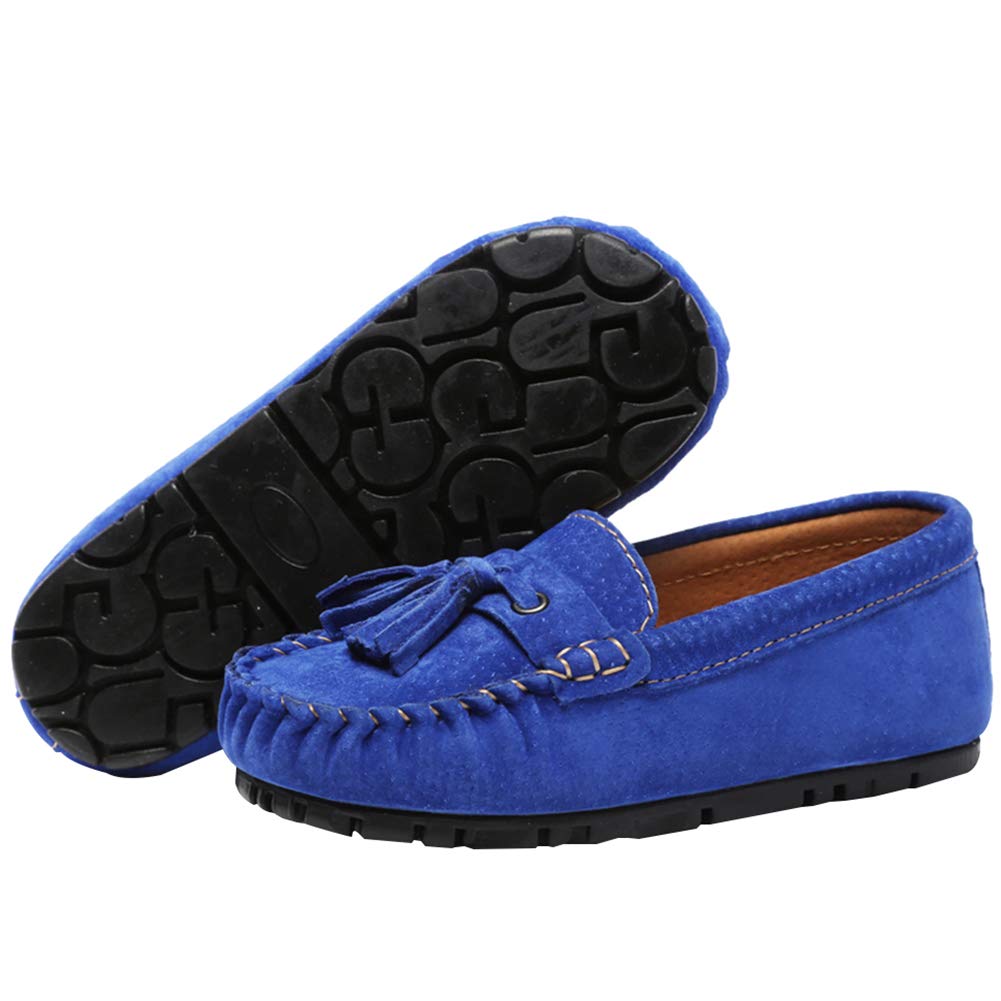 Mocasines Chicos Niño Plano Borla Cómodos Slip-on Zapatos para Niños Pequeños