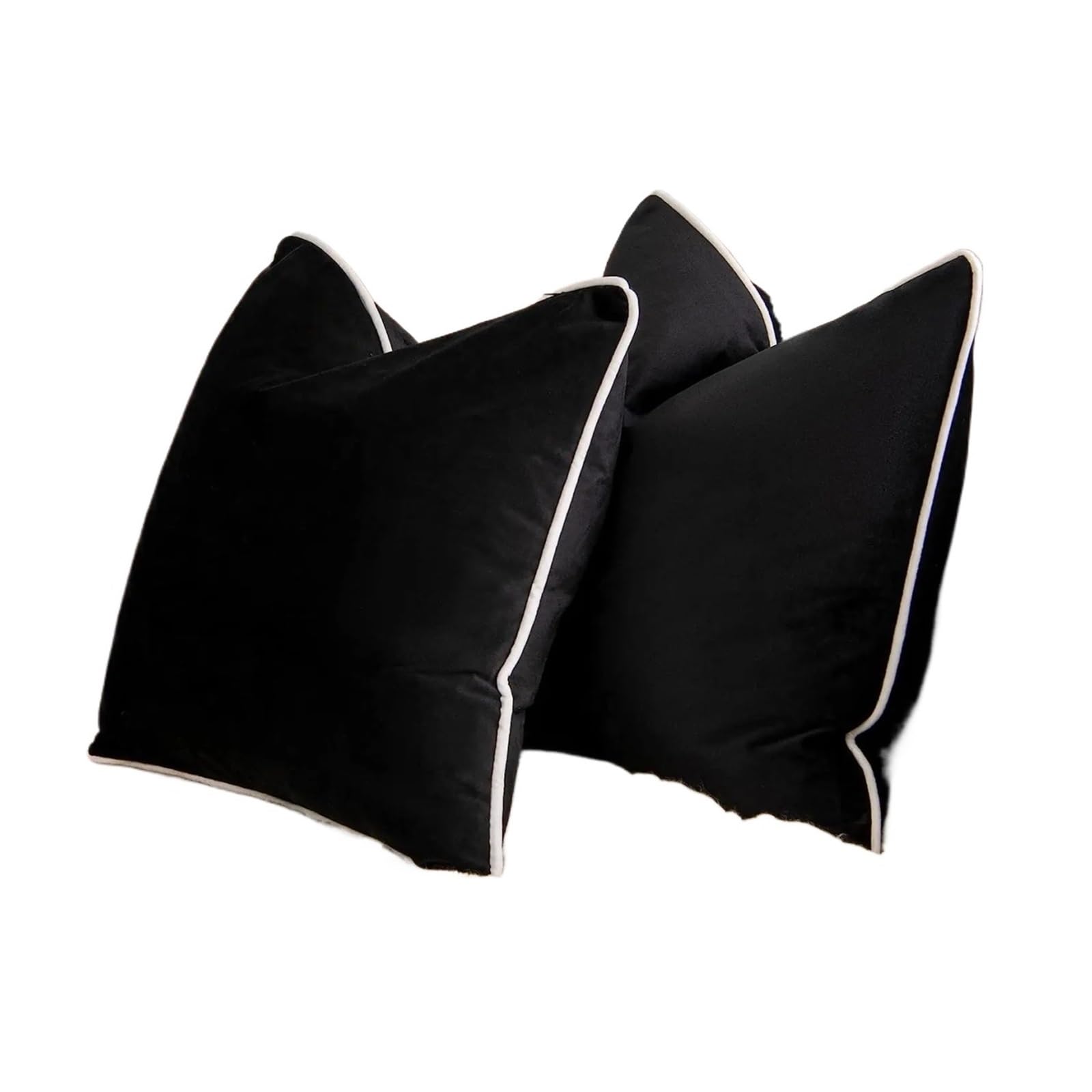 1 pezzo di copertura del cuscino decorativo quadrato cuscini federa, compatibile for divano tenda Sunbrella(White,600mm*600mm)