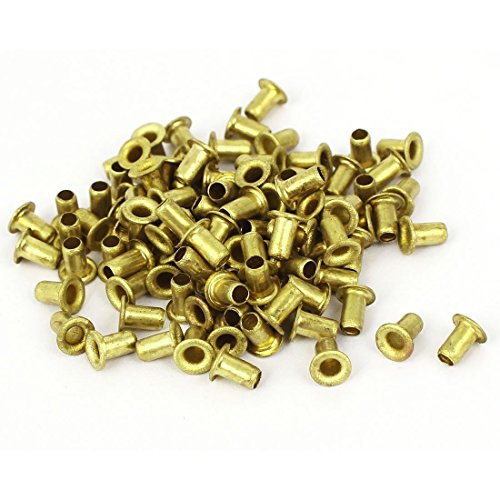 uxcell 3mm x 5mm Through Hole Rivets Hollow Grommets PCB Circuit Board 100pcs